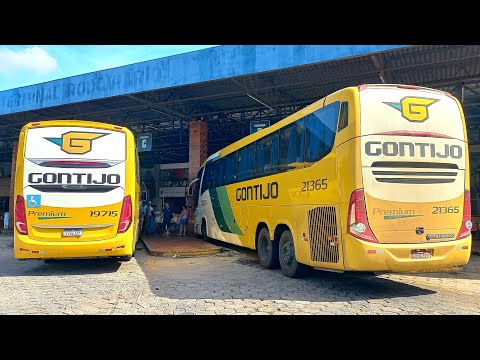 RODOVIÁRIA DE CORONEL FABRICIANO (MG) | MOVIMENTAÇÃO DE ÔNIBUS - ITAPEMIRIM, ÁGUIA BRANCA, GONTIJO