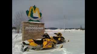 preview picture of video 'Abitibi Canyon Snowmobile Trip 2011!'