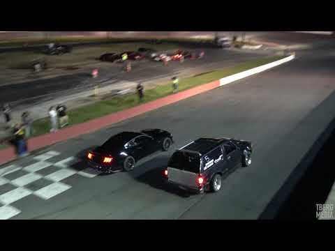 MUSTANG CRASHES VS S10 BLAZER SPECTATOR DRAGS AT CARAWAY SPEEDWAY!!! 336 MEETS