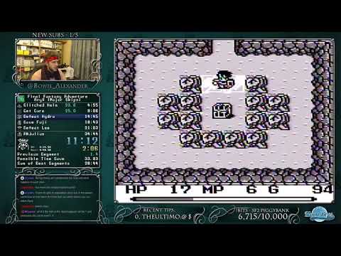 [speedrun] Final Fantasy Adventure any% in 32:33