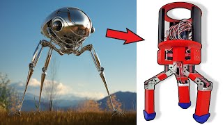 Could Alien Tripods really walk Robot