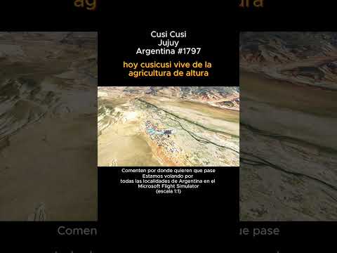 Cusi Cusi, Jujuy desde el Microsoft Flight Simulator #cusicusi #jujuy #argentina #Msfs2024