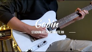 Video thumbnail for Soundbite Godin Stadium HT Trans White RN | Music All In by Music All In