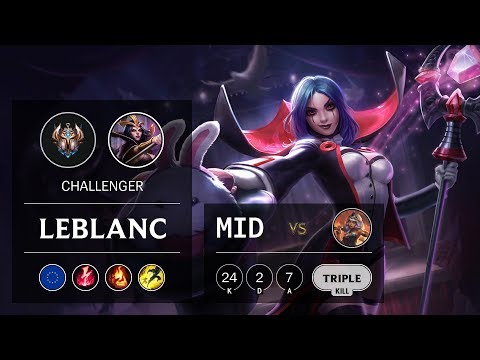 LeBlanc Mid vs Qiyana - EUW Challenger Patch 9.23
