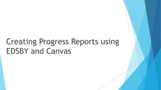 How to Create Progress Reports