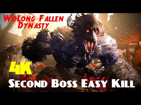 Wo Long: Fallen Dynasty 2023 | Second Boss Easy Kill - Zhuyan 4k Gameplay