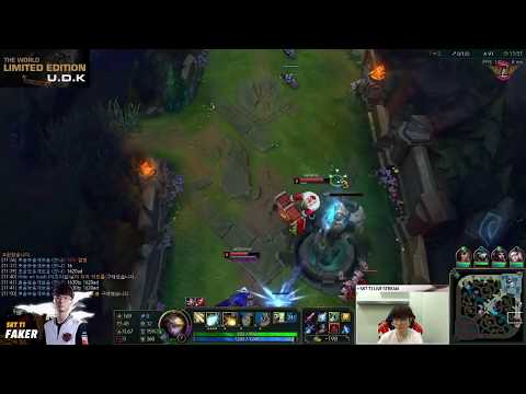 SKT T1 Faker : Did you guys see Ezreal's Q bending?! I'll show it to you! [ Full Game ]