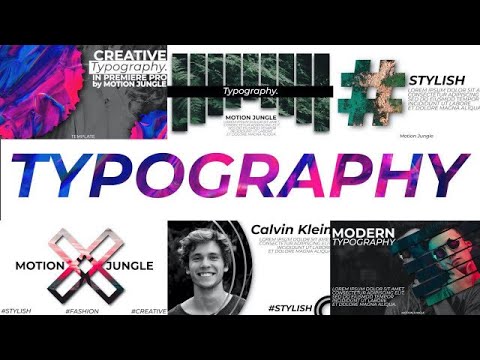 Stylish Typography Final Cut Pro Templates