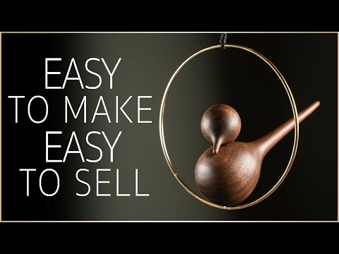 Making a bird on the lathe is easy