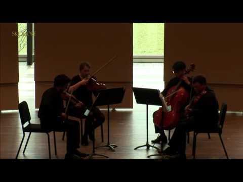 The Apollo Quartet performing Beethoven String Quartet Op. 95 No. 11 in F minor - Allegro Con Brio