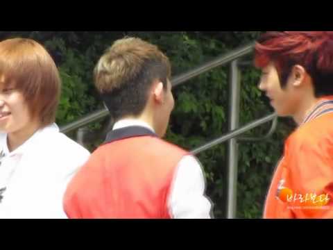 120603 Inkigayo Fan Meeting (Niel, Ricky and Changjo)