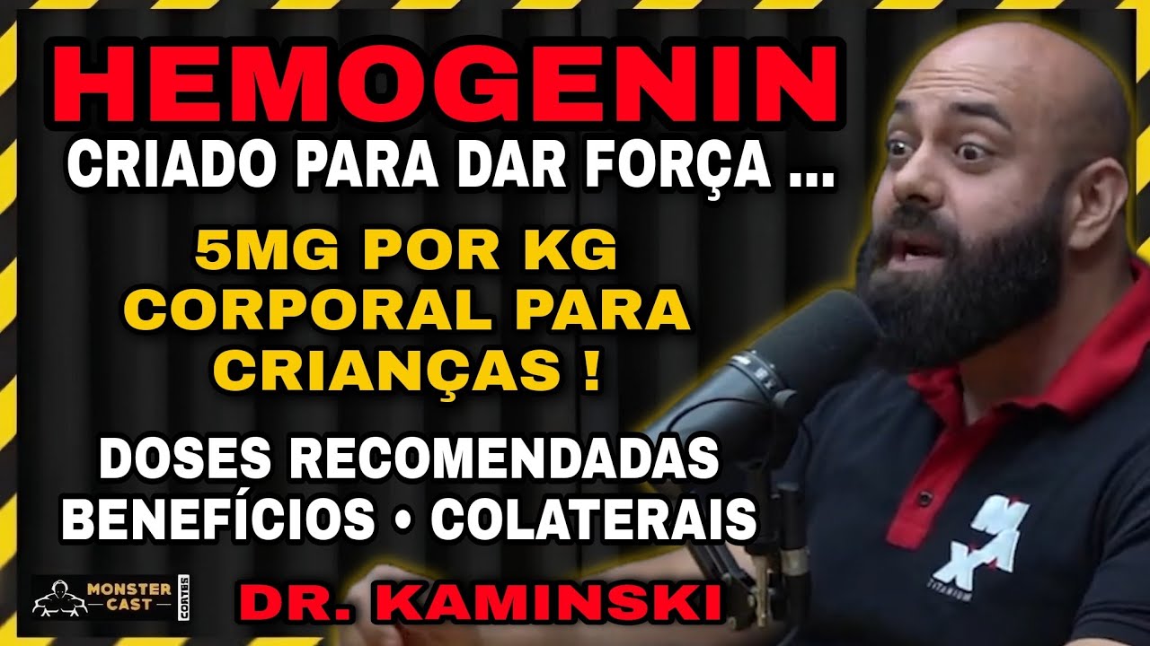 HEMOGENIN - DOSES RECOMENDADAS, BENEFÍCIOS E COLATERAIS ! | DR. KAMINSKI