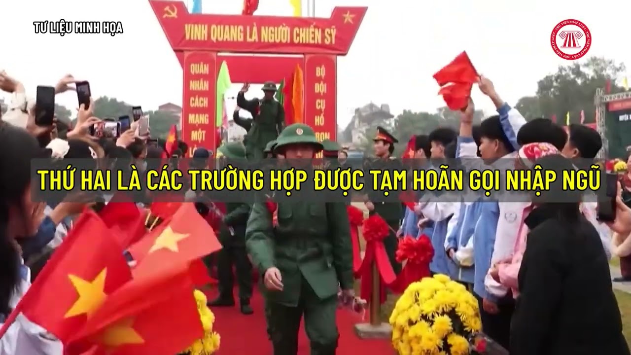 NVQS 2026: Các trường hợp được tạm hoãn, miễn gọi nhập ngũ