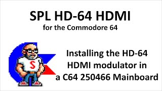 The SPL HD-64 HDMI modulator for the Commodore 64