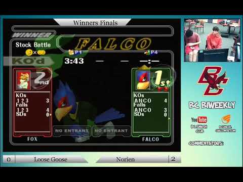 BC Biweekly 31.5: Winner's Finals - Loose Goose (Fox/C. Falcon) vs. Norien (Falco)