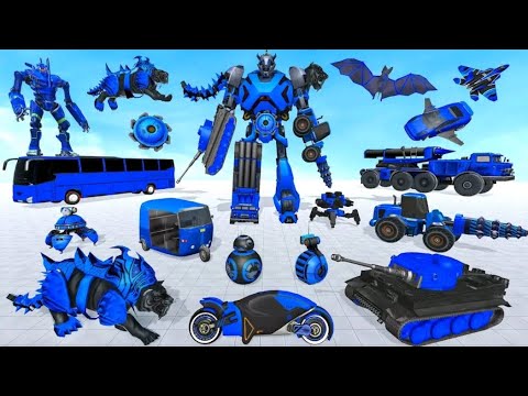 Flying Tiger Robot Car Games