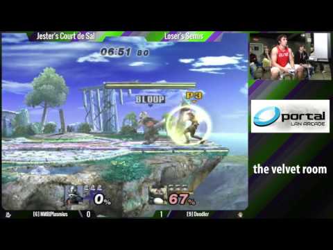 Jester's Court de Sal! - Losers Semis - Doodler (Sheik, Zelda) vs NMB| Plasmius (Wolf) - PM Singles
