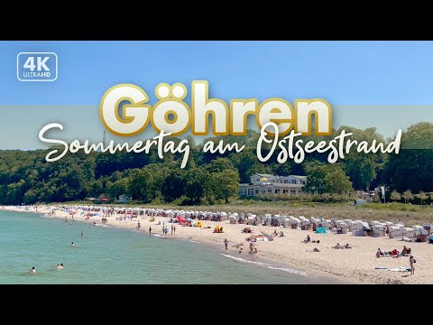 Sommertag auf der Promenade von Göhren - Rügen Urlaub 2022 (4K Walk)
