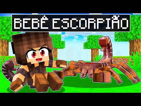 NASCI como um BEBÊ ESCORPIÃO no Minecraft ◂Miika▸
