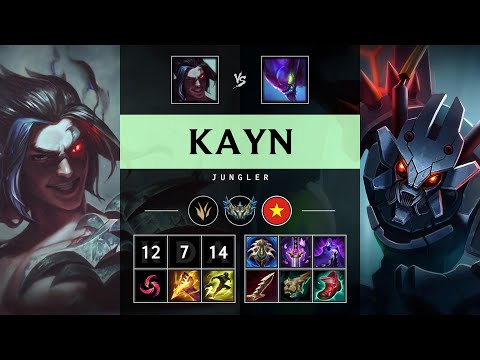 Kayn Jungle vs Kha'Zix - VN Challenger Patch 25.20