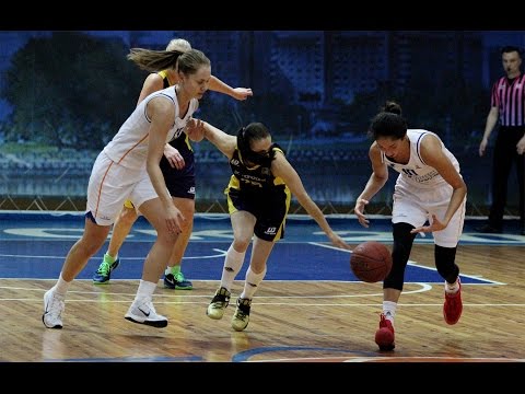 Rachel Theriot steal and 2pt made in game Tsmoki-Minsk - Tim-Skuf