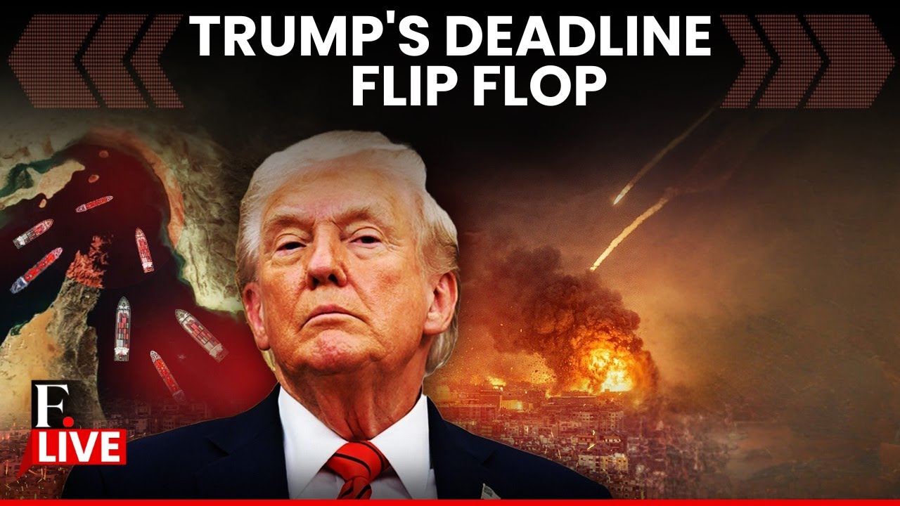 US-Iran War LIVE: Trump Shifts Energy Site Strike Deadline Again Amid Hormuz Closure |