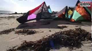 preview picture of video 'Carnac  - Sail N'Gliss 2013 Kitesurf  - Carnac TV'