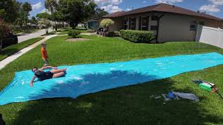 40FT Slip Lawn Water Slide Giant Slip water slides for kids
