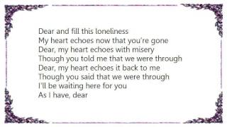 Kitty Wells - My Heart Echoes Lyrics