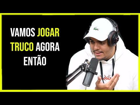 CALANGO E ZERO JOGANDO TRUCO NO PODPAH (MITICO NÃO SABE JOGAR)