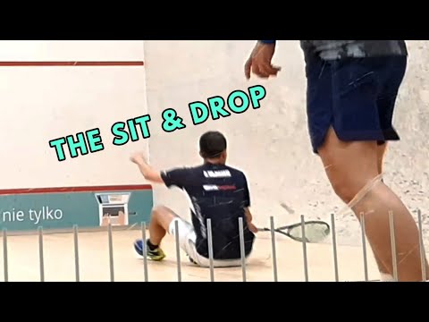 SQUASH. How to disrespect your opponent's speed