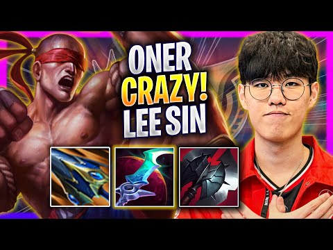 ONER CRAZY GAME WITH LEE SIN! - T1 Oner Plays Lee Sin JUNGLE vs Ivern! | Season 2025