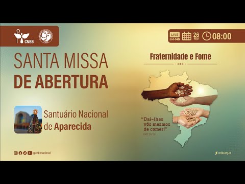 #CF2023 Missa de Abertura no Santuário Nacional de Aparecida
