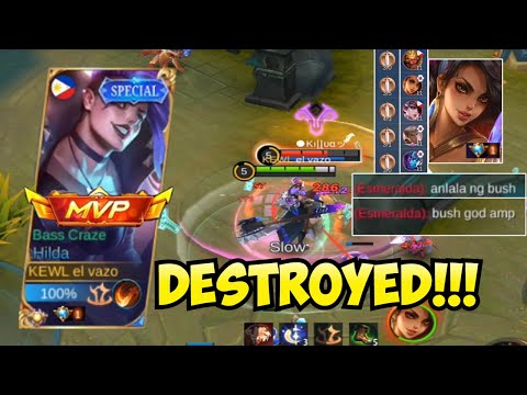HILDA DESTROYED TOP SUPREME ESMERALDA IN RANK! | MLBB