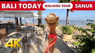 🇲🇨 SANUR TODAY [4K] Walking Tour in Sanur Bali Indonesia | Bali Travel Vlog 2023