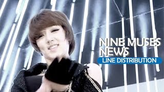 Nine Muses - News (Line Distribution)