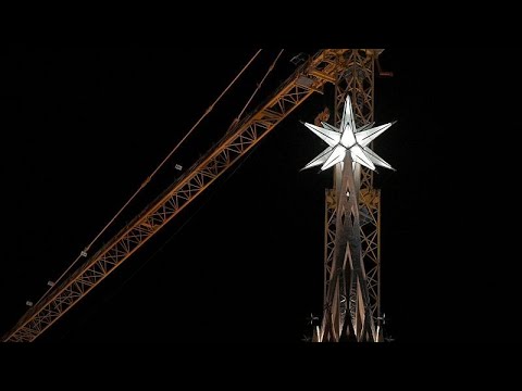 Звезда над Саграда Фамилия: завершающая фаза строительства