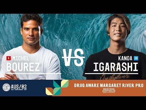 Michel Bourez vs. Kanoa Igarashi - Round Three, Heat 4 - Drug Aware Margaret River Pro 2017