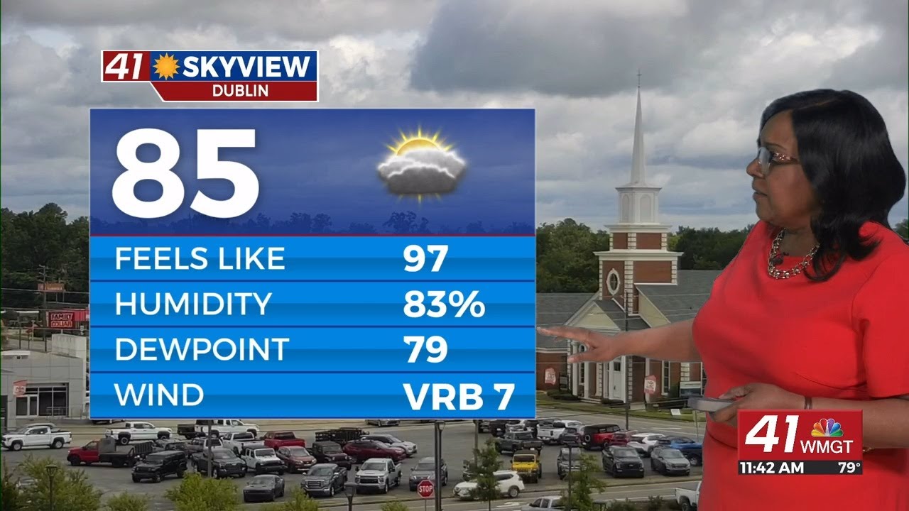 Chances for rain decrease as temperatures increase