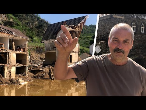 Mayschoß schwer vom Hochwasser betroffen: Zugang nur über Schotterweg, drei Tote, zwei Vermisste