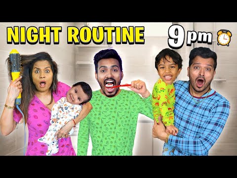 Myra and Shaurya's Night Routine!!!