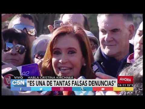  CFK habló tras su declaración en Tribunales