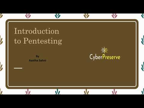 Introduction to Pentesting
