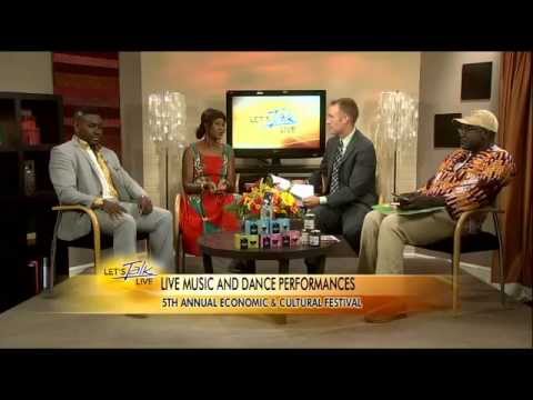 La Main Tendue - The Reach Out Hand on the set of WTBD's Let's Talk Live - News Channel 8