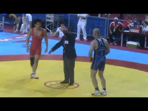 2011 Worlds Freestyle 84kg - Cael Sanderson (USA) vs.Chan-Uk Yoon (KOR)