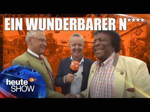 „Ein wunderbarer N****“: Roberto Blanco trifft Joachim Herrmann | heute-show vom 11.09.2015