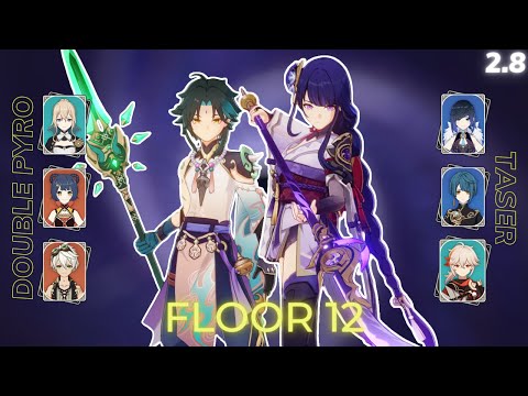 Xiao Double Pyro & Raiden Taser | Floor 12 Spiral Abyss 2.8