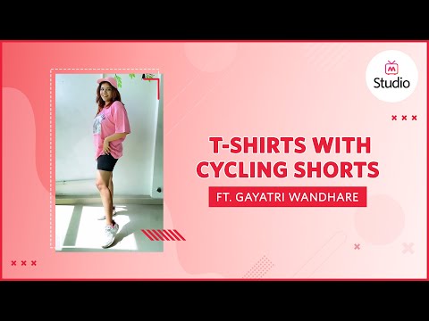 How to Style an Oversized T-shirt With Cycling Shorts...