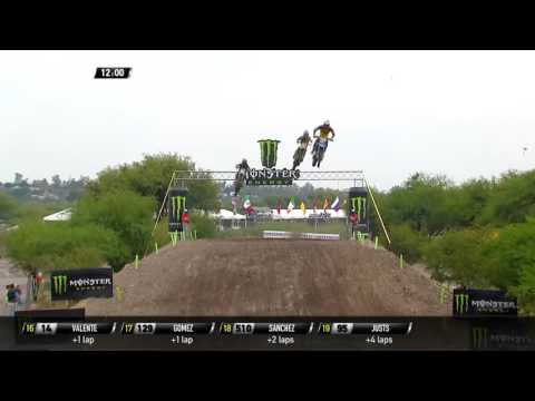 Vsevolod Brylyakov passes Petar Petrov MXGP of Leon MX2 Race 2 2016