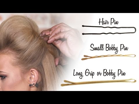 How To Use Bobby Pins and Hair Pins Correctly